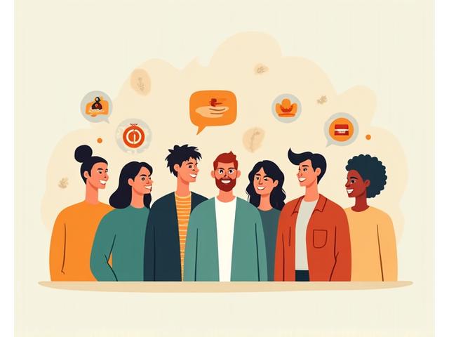 Ilustracja symbolizująca zasady etyki i odpowiedzialności, z ikonami symbolizującymi zakazy i nakazy.